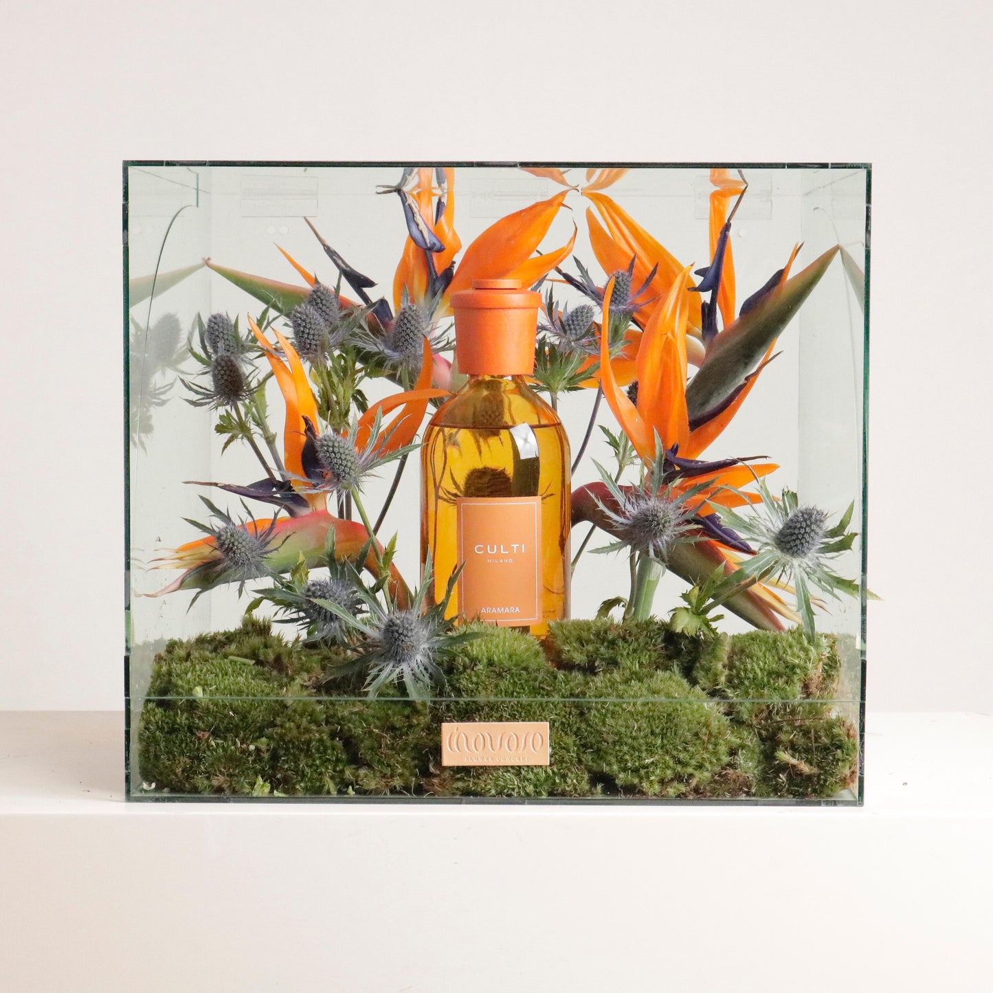 FLOWER & DIFFUSER GIFT BOX ORANGE