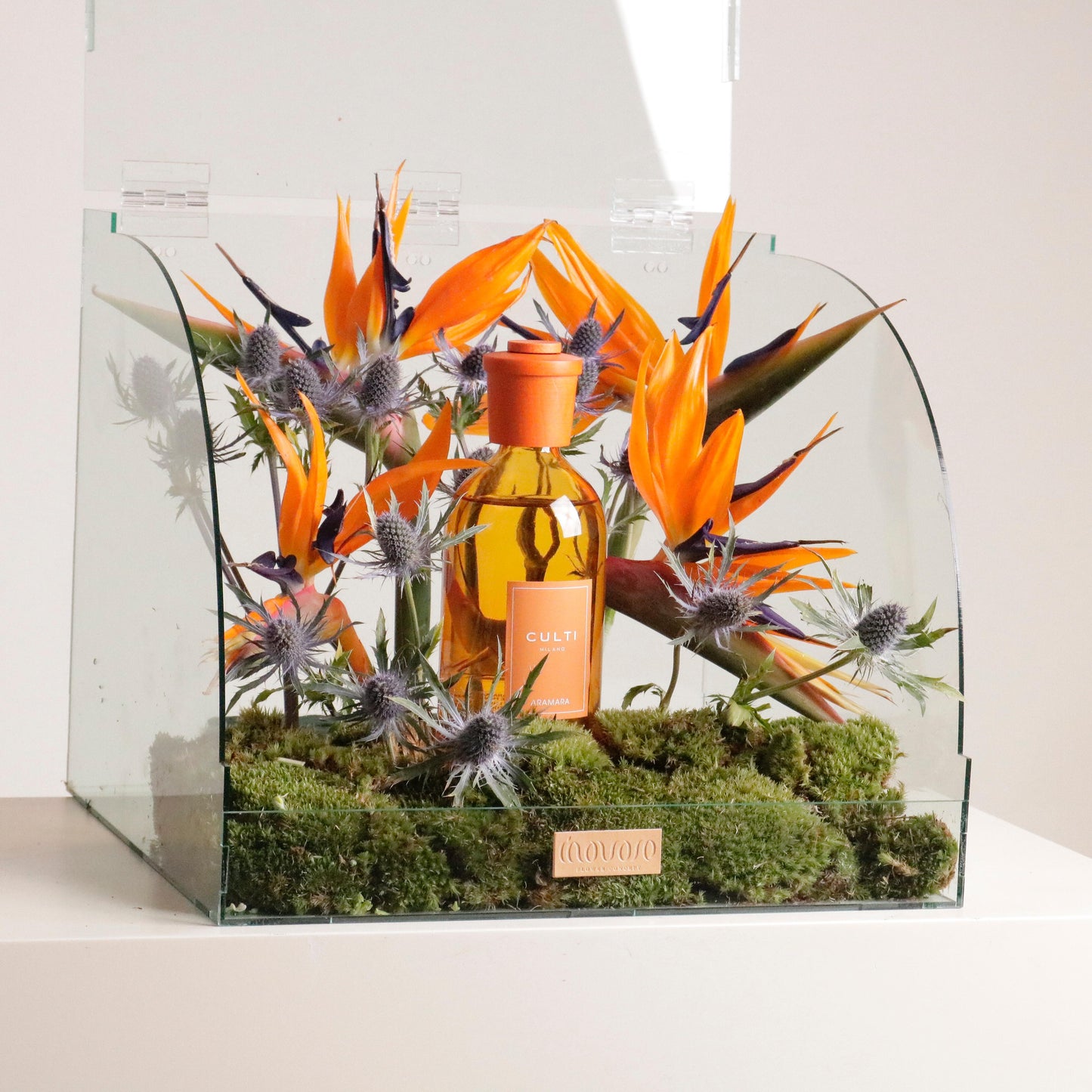 FLOWER & DIFFUSER GIFT BOX ORANGE