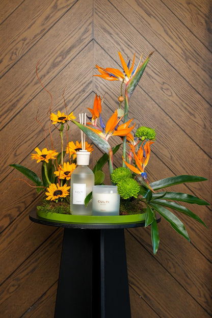 Stile Diffuser & Candle Flower Set
