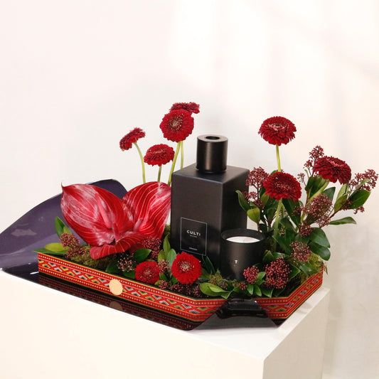 Black Label Flower Set